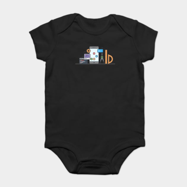 App Developer Baby Bodysuit by ezwearbox